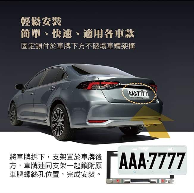 輕鬆安裝,簡單、快速、適用各車款